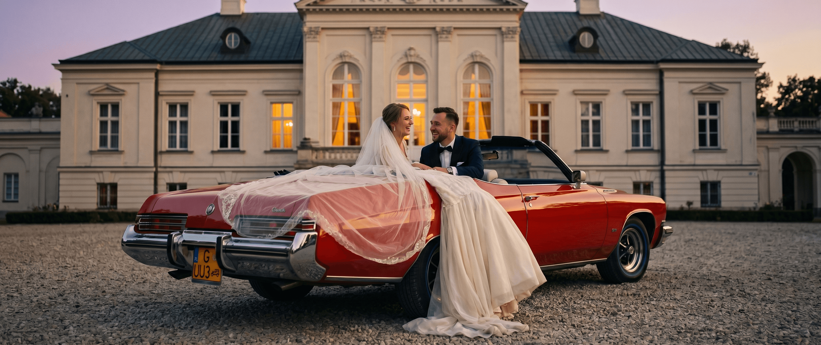 Sesja glamour · Pałac